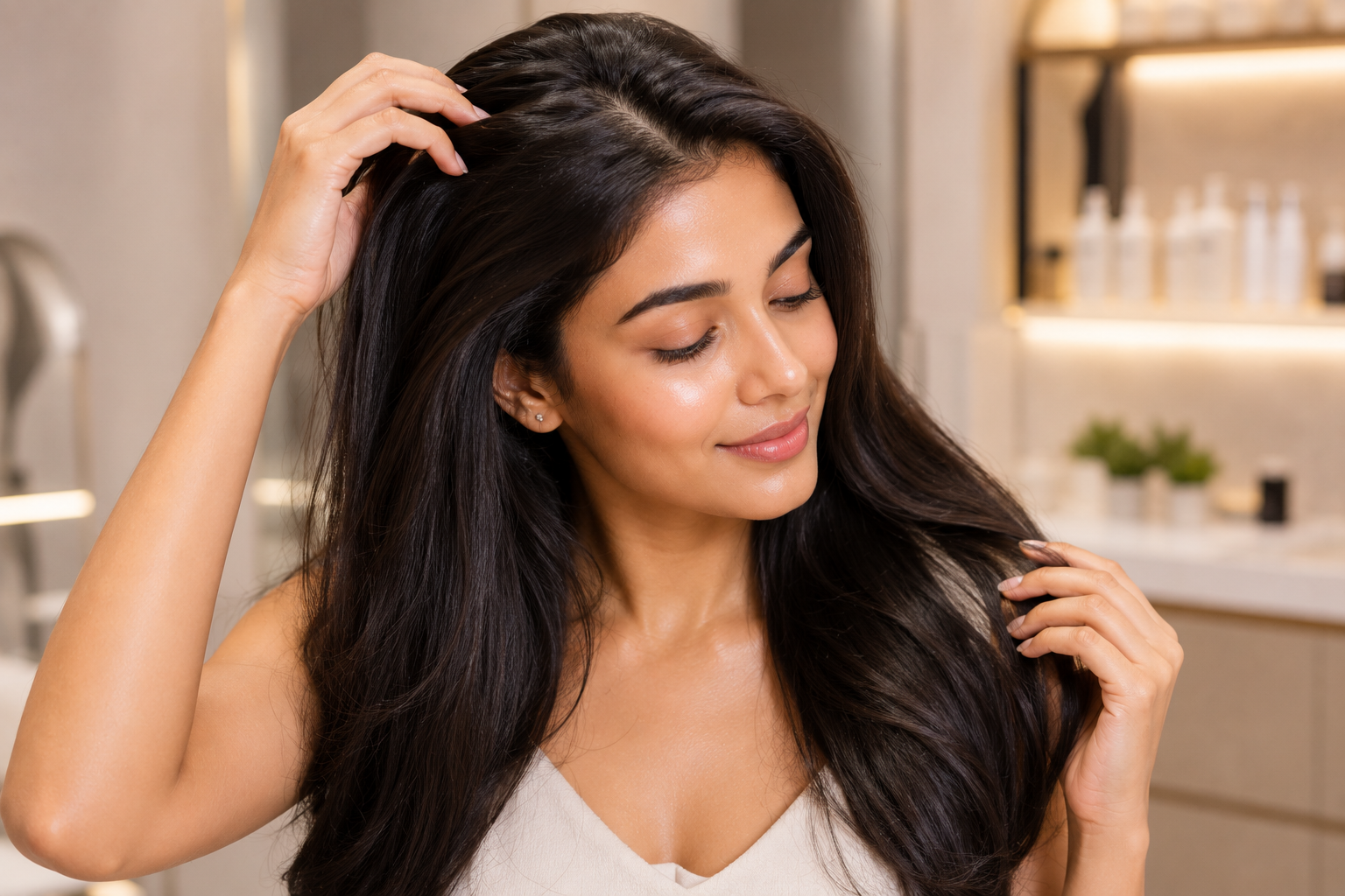 Professional scalp mesotherapy treatment being administered in a modern hair restoration clinic to promote healthier hair growth.